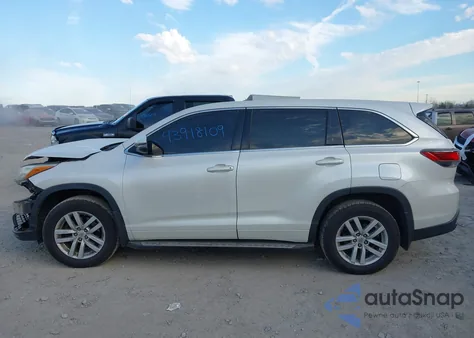 2015 Toyota Highlander Le from USA, damaged, VIN 5TDZARFH7FS015266
